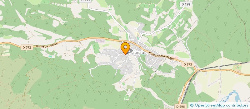 localisation de l'entreprise SAVEURS PROVENCALES  MIRABEAU