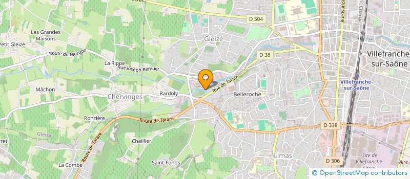 localisation de l'entreprise SAVEURS RESTAURATION  GLEIZE