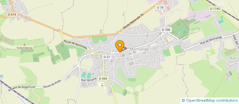 localisation de l'entreprise SAVEURS REUNION  MORHANGE