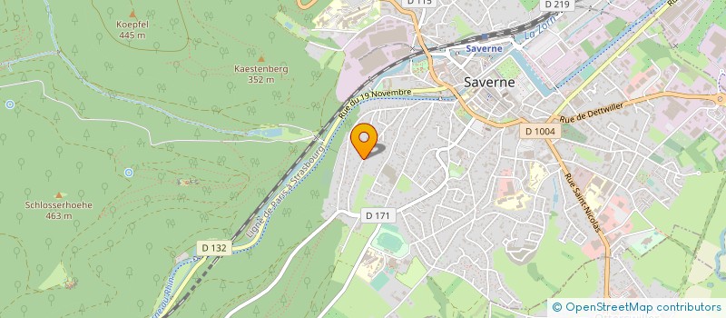 localisation de l'entreprise SAVEXPAN à SAVERNE