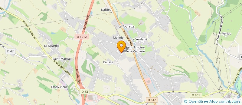 localisation de l'entreprise SAVG  CASTRES