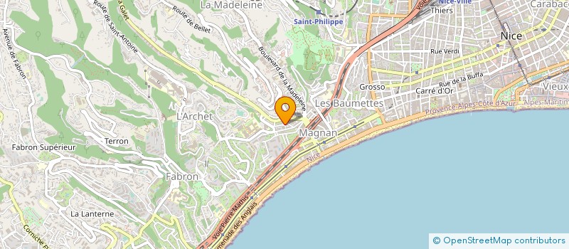 localisation de l'entreprise SAVI à NICE