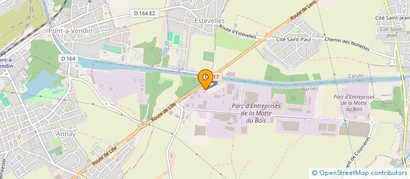 localisation de l'entreprise SAVI à HARNES