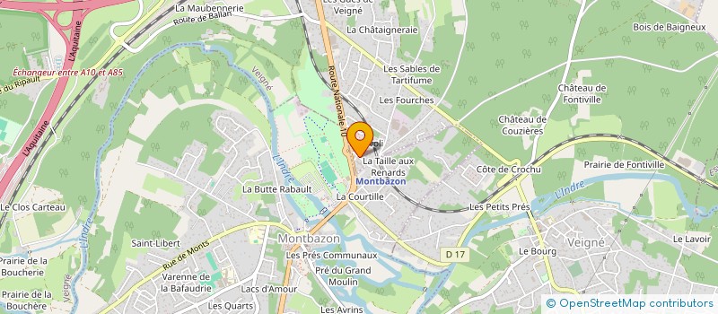 localisation de l'entreprise SAVI AUTO à VEIGNE