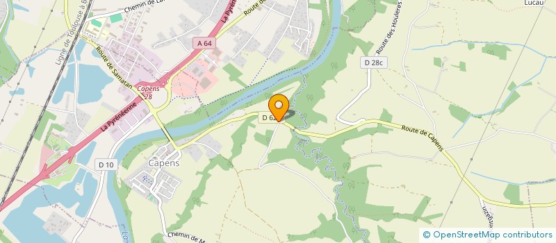 localisation de l'entreprise SAVI BATI  LAVERNOSE-LACASSE