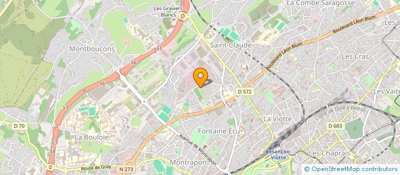 localisation de l'entreprise SAVI PRODUCTS à BESANCON