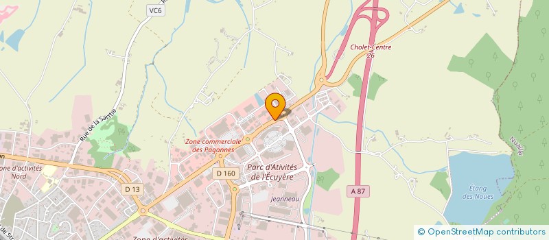 localisation de l'entreprise SAVIA à CHOLET