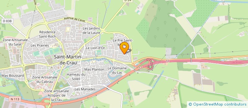 localisation de l'entreprise SAVIAC  SAINT-MARTIN-DE-CRAU