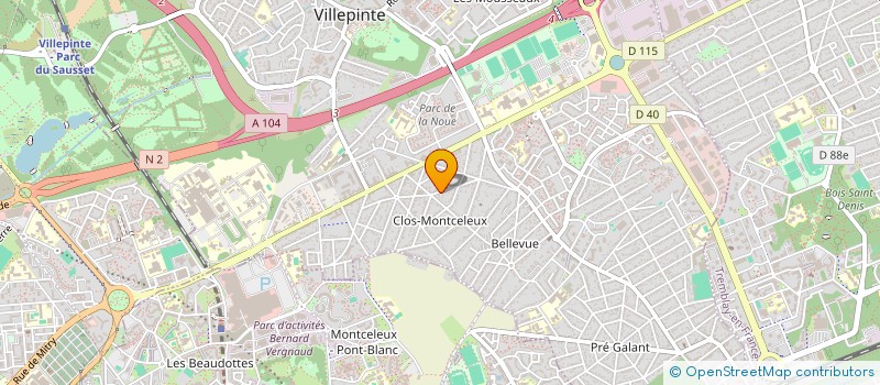localisation de l'entreprise SAVIC  VILLEPINTE