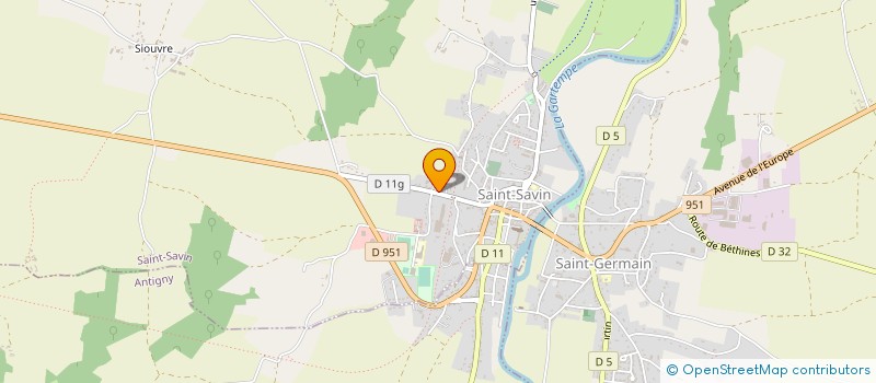 localisation de l'entreprise SAVIDIS à SAINT-SAVIN