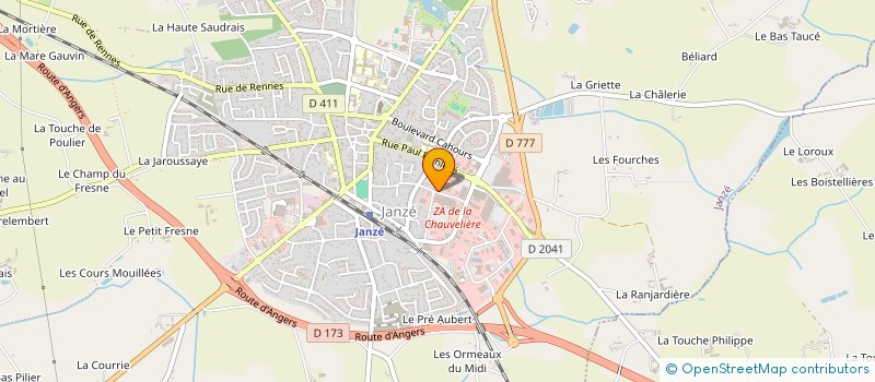 localisation de l'entreprise SAVIEL FRANCE  JANZE