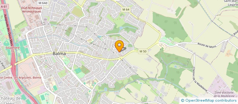 localisation de l'entreprise SAVIGNAC ANAELLE  SAIX