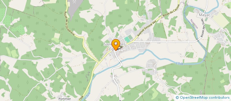 localisation de l'entreprise SAVIGNAC LES EGLISES EN FETE  SAVIGNAC-LES-EGLISES