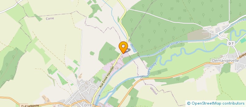 localisation de l'entreprise SAVIGNET  CORRE