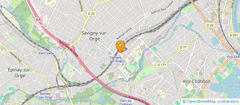 localisation de l'entreprise SAVIGNY à SAVIGNY-SUR-ORGE