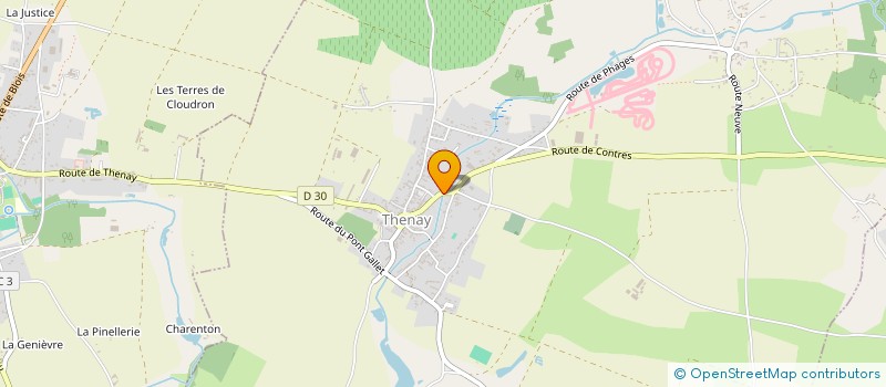 localisation de l'entreprise SAVIGNY  LE CONTROIS-EN-SOLOGNE