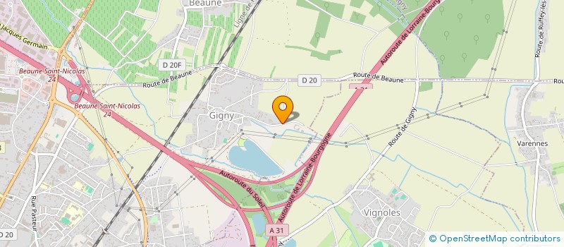 localisation de l'entreprise SAVIGNY BOURGOGNE à BEAUNE
