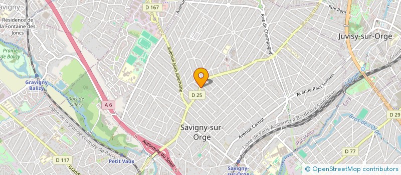localisation de l'entreprise SAVIGNY EXOTIQUE à SAVIGNY-SUR-ORGE