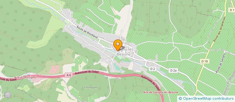 localisation de l'entreprise SAVIGNYWINENOT  SAVIGNY-LES-BEAUNE