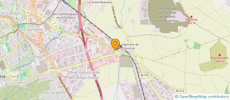 localisation de l'entreprise SAVIM à AUBIERE