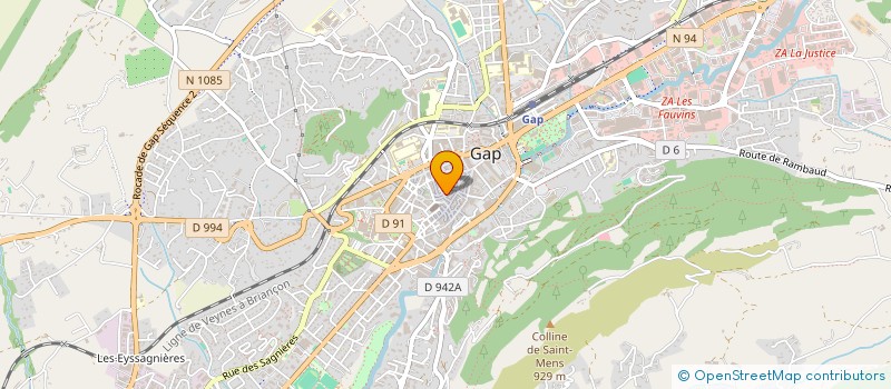 localisation de l'entreprise SAVIN CHRISTELE  GAP