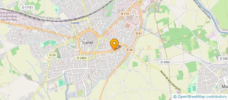 localisation de l'entreprise SAVIN HABITAT à LUNEL
