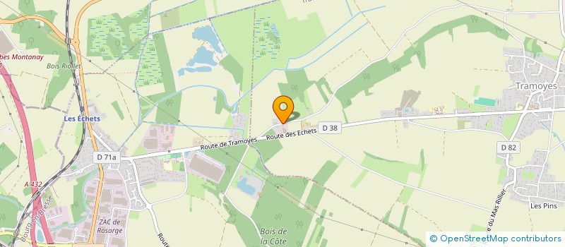 localisation de l'entreprise SAVIN PAYSAGE ET PRESTATIONS DE SERVICE  TRAMOYES