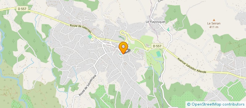 localisation de l'entreprise SAVINA  FLAYOSC