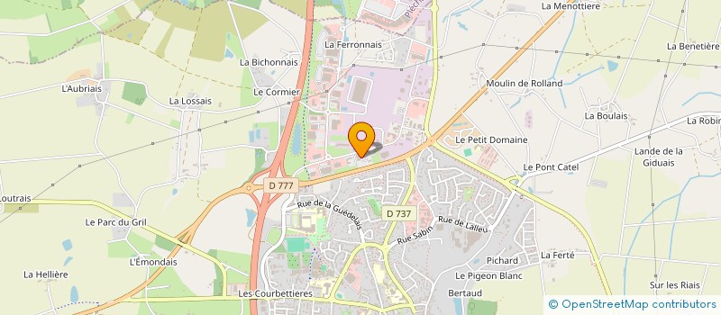 localisation de l'entreprise SAVINCIE à BAIN-DE-BRETAGNE