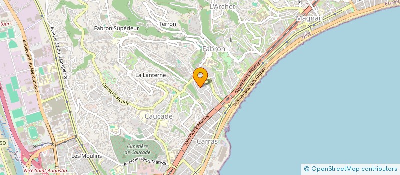 localisation de l'entreprise SAVINIEL à NICE