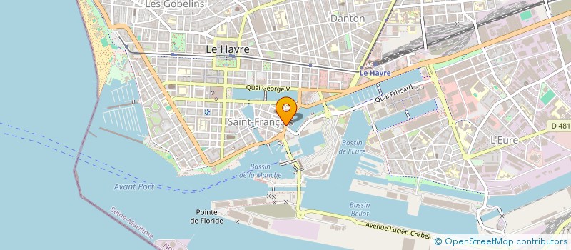 localisation de l'entreprise SAVINO DEL BENE LOGISTICS FRANCE à LE HAVRE