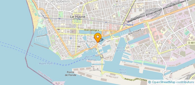 localisation de l'entreprise SAVINO DEL BENE - TRAMAR à LE HAVRE
