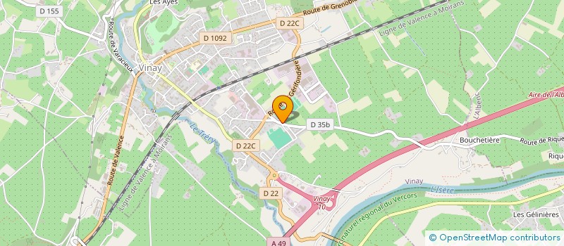 localisation de l'entreprise SAVINOISE  VINAY