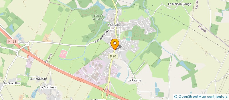 localisation de l'entreprise SAVINOX à MALVILLE