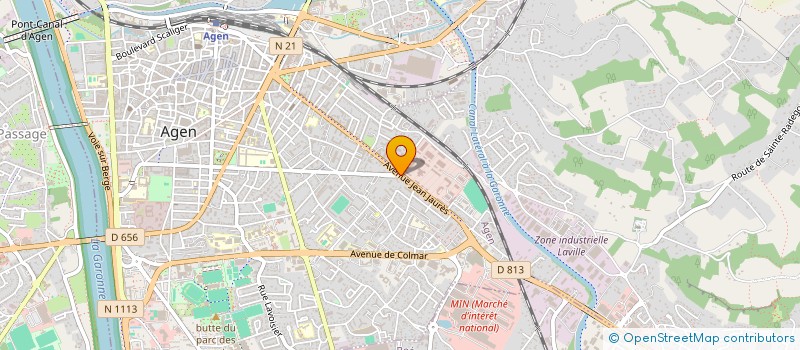 localisation de l'entreprise SAVIO ET FILS à AGEN