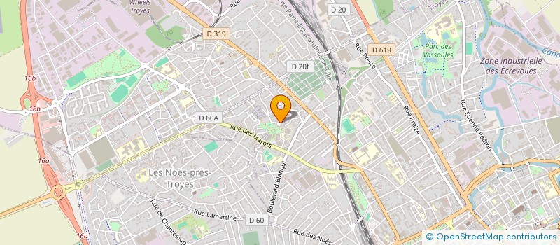 localisation de l'entreprise SAVIPORTES S.A.S.U à TROYES