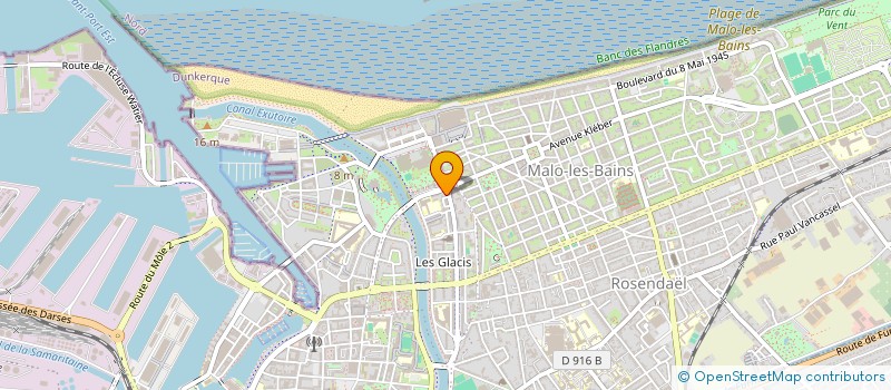 localisation de l'entreprise SAVIS à DUNKERQUE