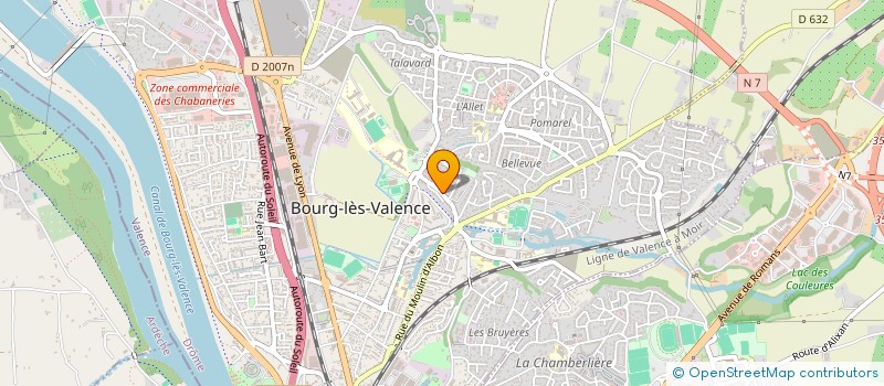 localisation de l'entreprise SAVITAR à BOURG-LES-VALENCE