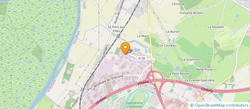 localisation de l'entreprise SAVITEC à ECOUFLANT