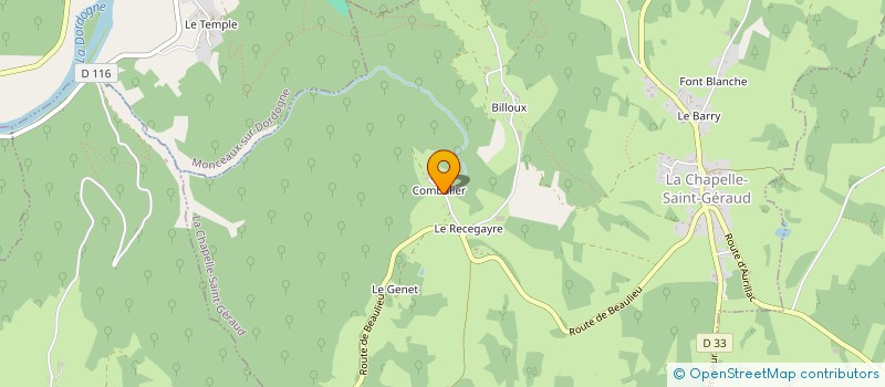 localisation de l'entreprise SAVLOG  LA CHAPELLE SAINT GERAUD