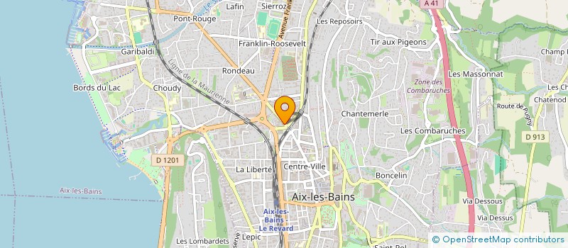 localisation de l'entreprise SAVMEDSER à AIX-LES-BAINS
