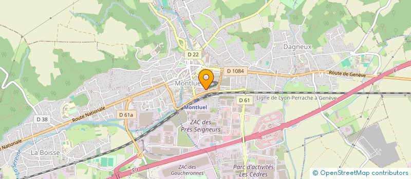 localisation de l'entreprise SAVMER à MONTLUEL