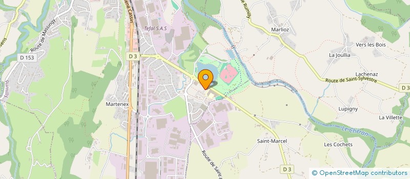 localisation de l'entreprise SAVOICIME  RUMILLY