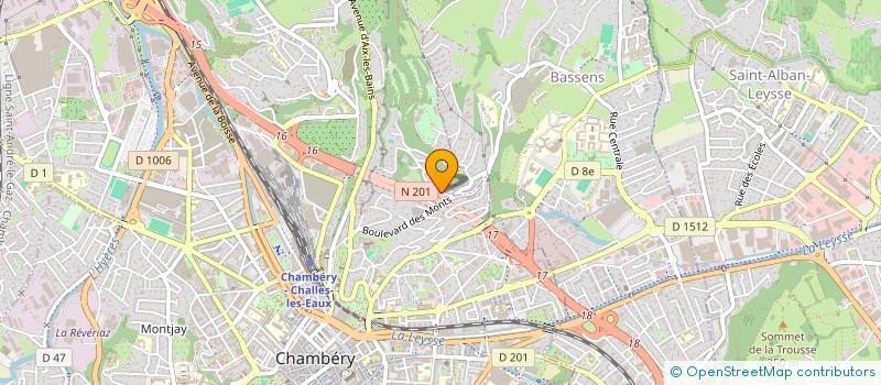 localisation de l'entreprise SAVOIE ACTIPARC  CHAMBERY