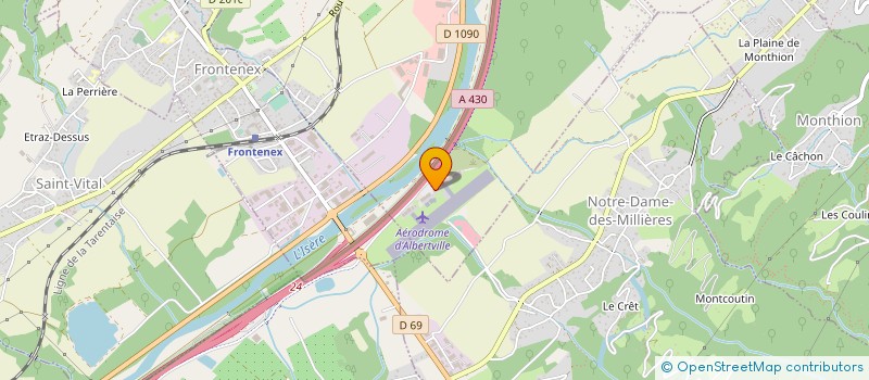 localisation de l'entreprise SAVOIE AIR SERVICES à TOURNON