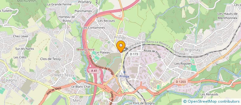 localisation de l'entreprise SAVOIE AUTO à ANNECY