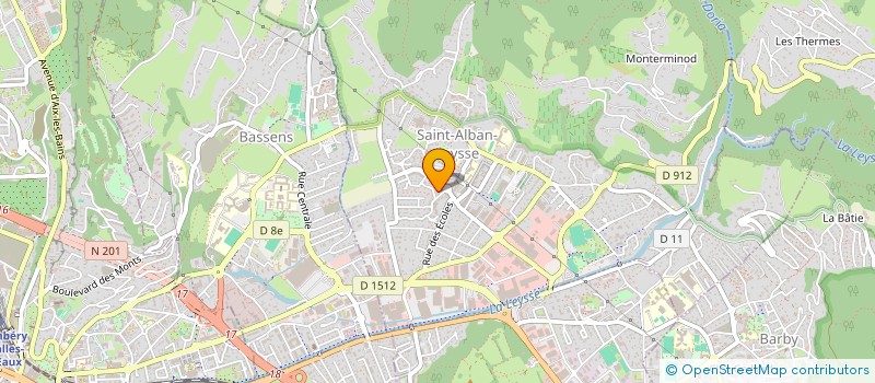 localisation de l'entreprise SAVOIE AUTO KEY  SAINT-ALBAN-LEYSSE