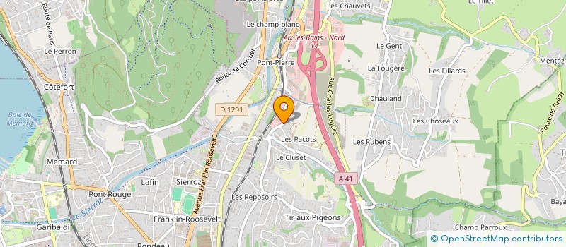 localisation de l'entreprise SAVOIE AUTOMATISME ASSERVISSEMENTS à AIX-LES-BAINS