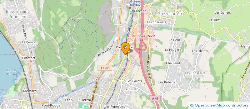 localisation de l'entreprise SAVOIE BATIMENTS  GRESY-SUR-AIX