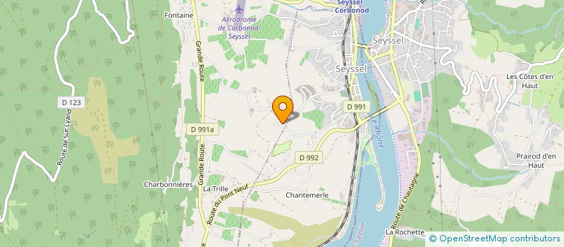 localisation de l'entreprise SAVOIE BRESSE  SEYSSEL